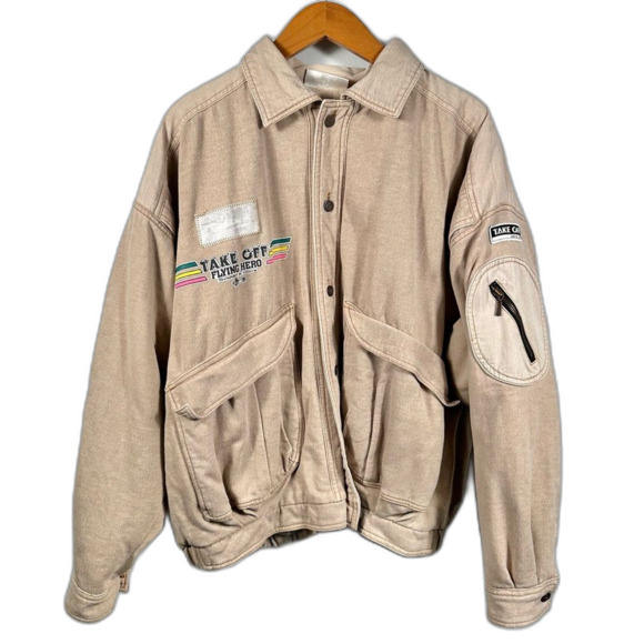 Adidas Originals Vintage Men’s Bomber Take Off Flight Bomber Jacket Size Small - Picture 1 of 16